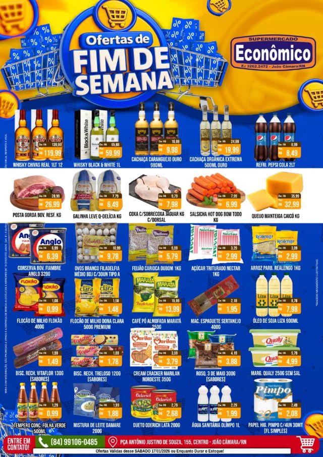 No momento, voc&ecirc; est&aacute; visualizando Confira o encarte de Ofertas Fim de Semana do Supermercado Econ&ocirc;mico