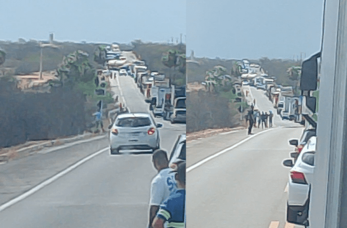 Leia mais sobre o artigo Acidente em ponte na BR 304, próximo a Lajes provoca interdição parcial da BR 