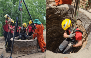 Leia mais sobre o artigo Bombeiros resgatam jumento que caiu em cacimbão ao fugir de ataque de marimbondos