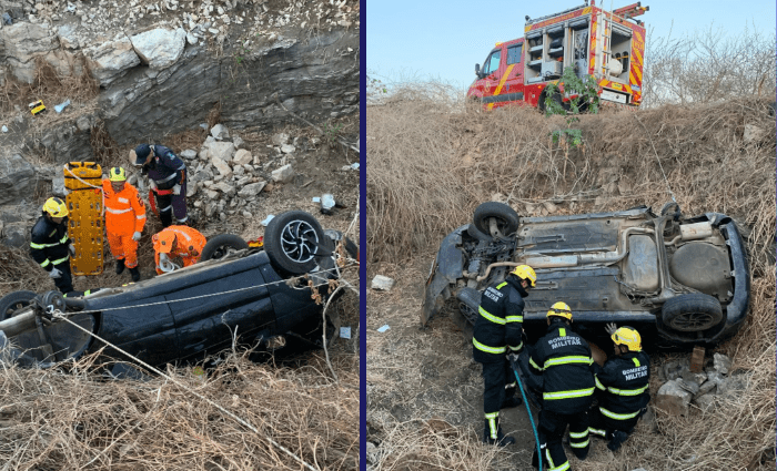 Leia mais sobre o artigo Capotamento com vítima presa às ferragens na RN entre São José do Campestre e Tangará