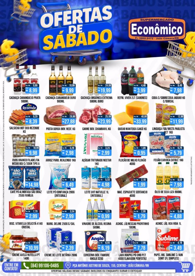 No momento, voc&ecirc; est&aacute; visualizando Confira o encarte de Ofertas de S&aacute;bado do Supermercado Econ&ocirc;mico