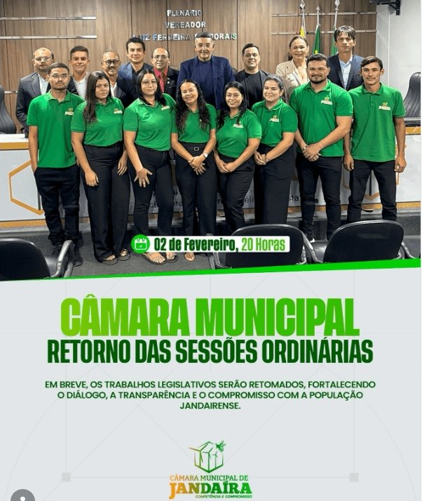 No momento, voc&ecirc; est&aacute; visualizando C&acirc;mara Municipal de Janda&iacute;ra se prepara para retorno das sess&otilde;es ordin&aacute;rias