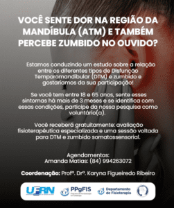Leia mais sobre o artigo Pesquisa investiga relação entre Disfunção Temporomandibular e zumbido
