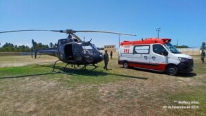 Leia mais sobre o artigo Voo pela vida: paciente idoso é transferido de helicóptero de Macau para Natal