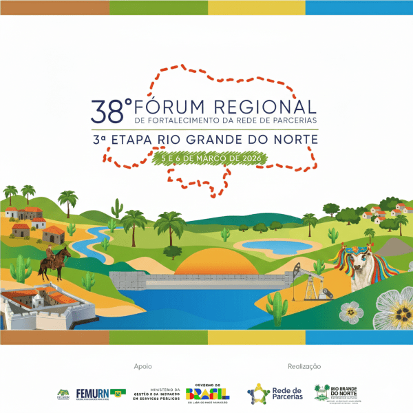 Leia mais sobre o artigo Governo do RN sedia 38º Fórum Regional de Fortalecimento da Rede de Parcerias