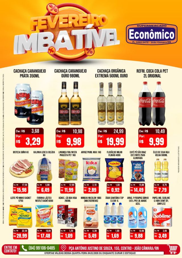 Leia mais sobre o artigo Confira o encarte de Ofertas do Supermercado Econômico para esta quarta-feira, 04