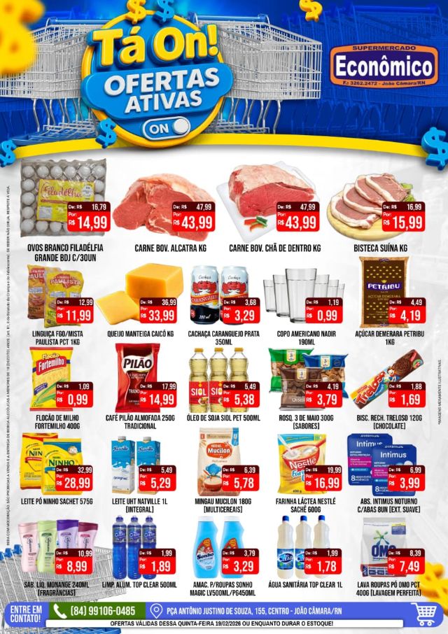 Leia mais sobre o artigo Confira os encartes de Ofertas do Supermercado Econômico