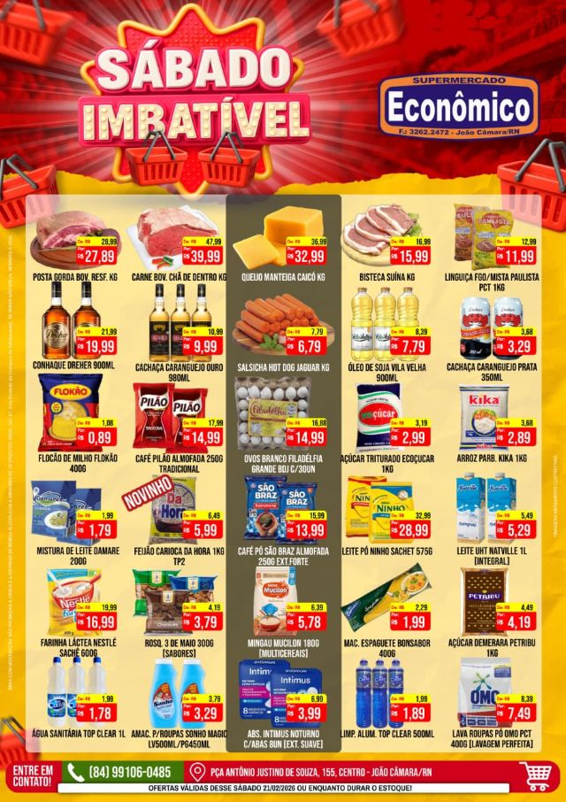 Leia mais sobre o artigo Confira os encartes de Ofertas do Supermercado Econômico para este sábado