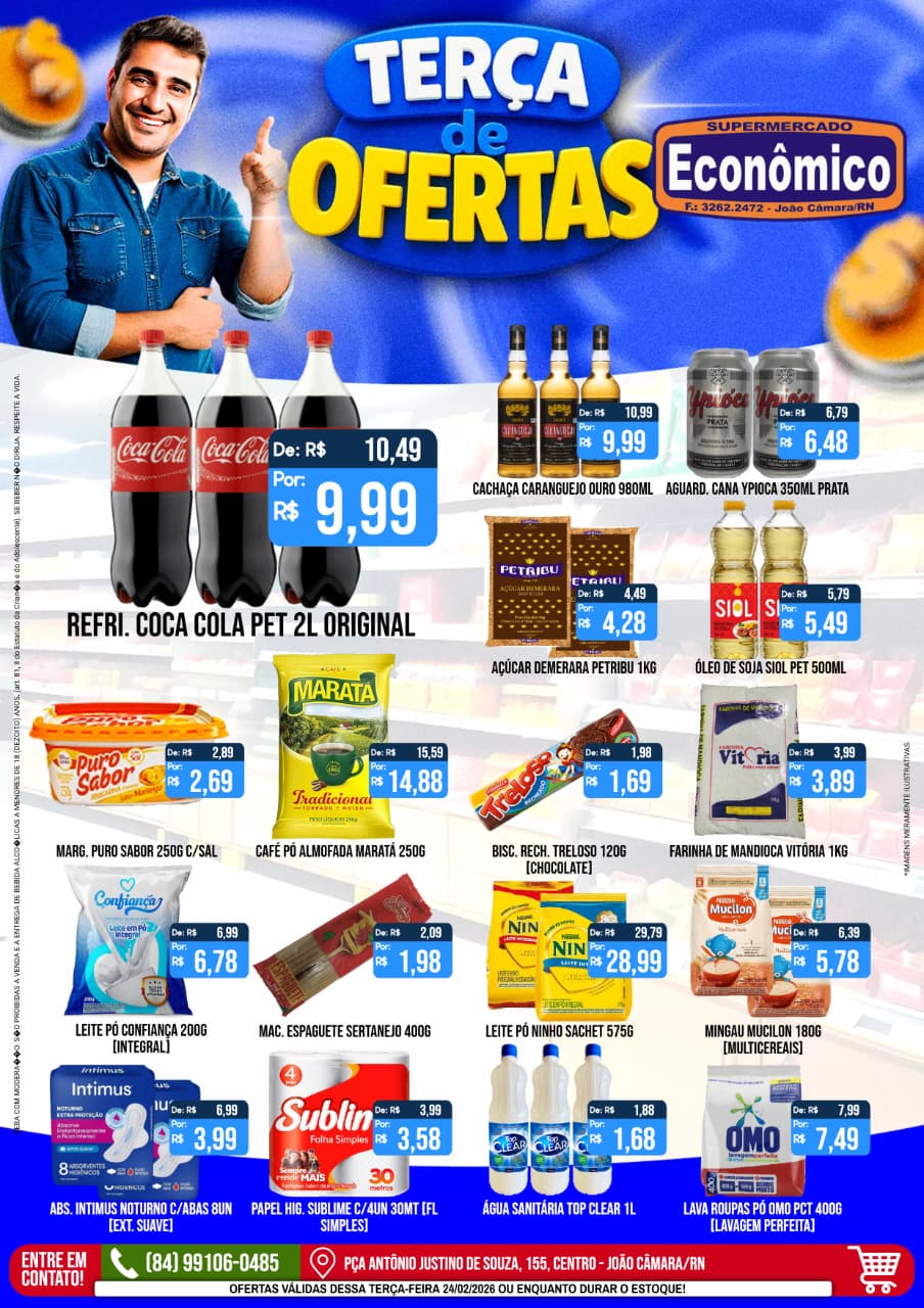 No momento, voc&ecirc; est&aacute; visualizando Confira o encarte de Ofertas para esta ter&ccedil;a-feira no Supermercado Econ&ocirc;mico