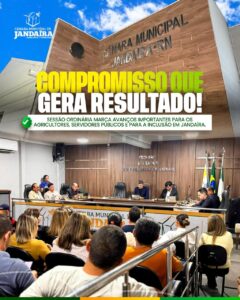 Leia mais sobre o artigo Câmara de Jandaira: Resumo da Sessão Ordinária – 1º Período Legislativo de 2026