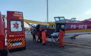 Leia mais sobre o artigo Corpo de Bombeiros do RN apoia missão aeromédica para transplante hepático de criança em operação