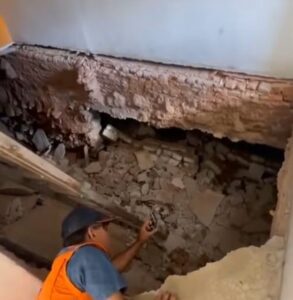 Leia mais sobre o artigo Cratera se abre dentro de casa e imóvel é evacuado no interior do RN