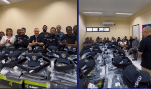 Leia mais sobre o artigo Entrega de  novo fardamento marca avanço na segurança pública de Poço Branco