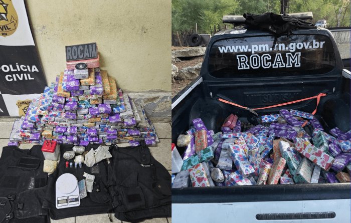 No momento, você está visualizando Polícia Militar apreende munições, coletes balísticos e grande quantidade de drogas em Mossoró/RN