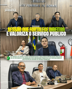 Leia mais sobre o artigo Jandaíra: Câmara realiza sessão que fortalece direitos e valoriza serviços públicos