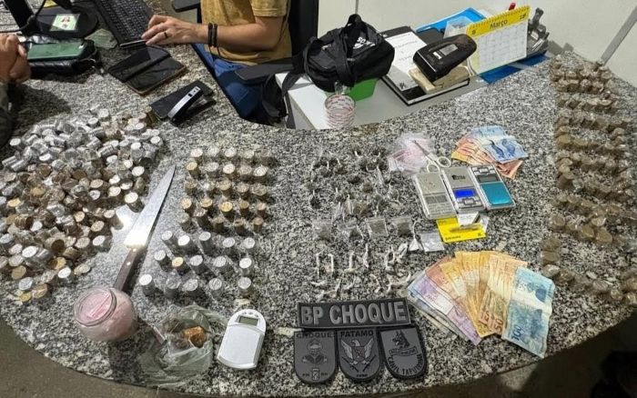 Leia mais sobre o artigo BPCHOQUE prende dupla por tráfico de drogas e crime ambiental em São Paulo do Potengi/RN