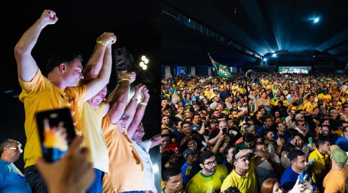 Leia mais sobre o artigo Álvaro Dias lança pré-candidatura ao Governo do RN em ato com Flávio Bolsonaro e reúne multidão em Natal