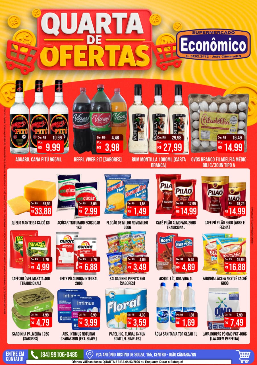 Leia mais sobre o artigo Confira os encartes de Ofertas do Supermercado Econômico