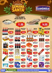 Leia mais sobre o artigo Confira o encarte de Ofertas da Semana  Santa do Supermercado Econômico