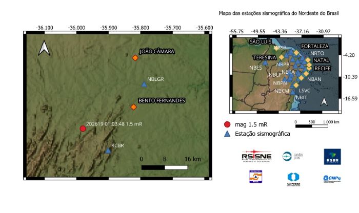 Leia mais sobre o artigo Tremor de terra registrado em Caiçara do Rio do Vento