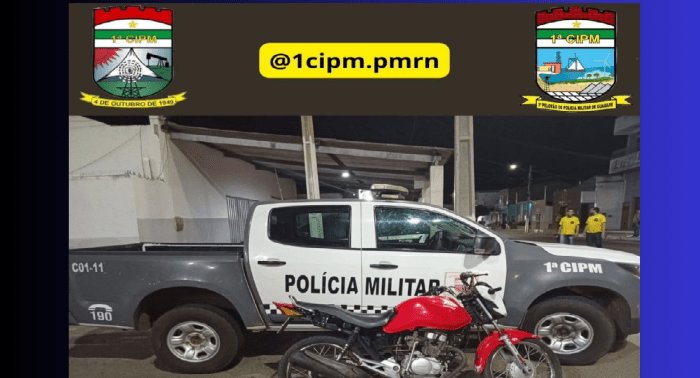 Leia mais sobre o artigo Polícia Militar prende homem com motocicleta adulterada no Centro de Guamaré/RN