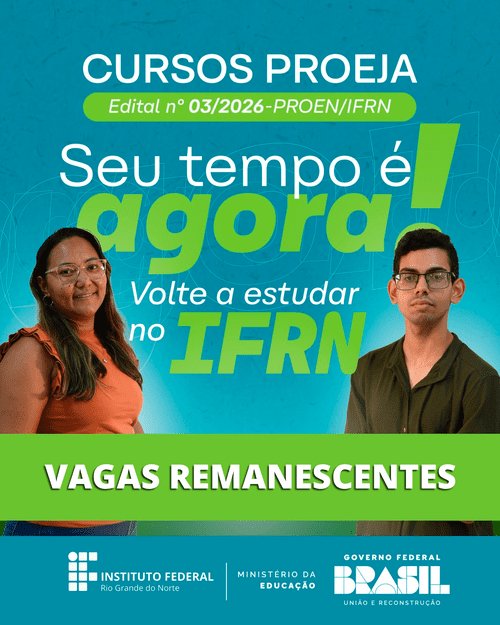 Leia mais sobre o artigo IFRN Campus João Câmara convoca candidatos para preenchimento de vagas remanescentes do Curso Técnico em Comércio