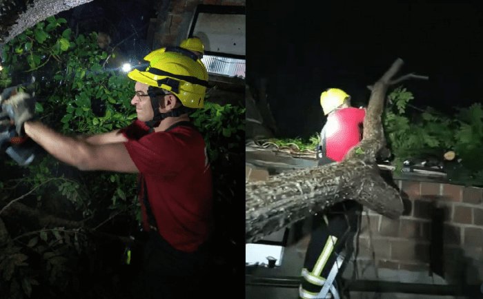 Leia mais sobre o artigo Ventos fortes e chuva derrubam árvores e danificam estruturas em Pau dos Ferros