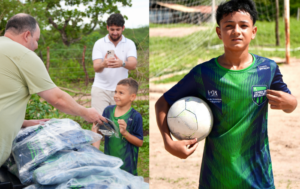 Leia mais sobre o artigo Projeto social entrega uniformes esportivo para alunos em João Câmara (RN)