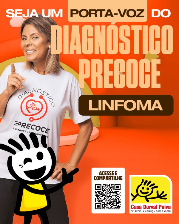 Leia mais sobre o artigo Linfomas: terceiro tipo de câncer mais comum na infância é tema de campanha de abril na Casa Durval Paiva