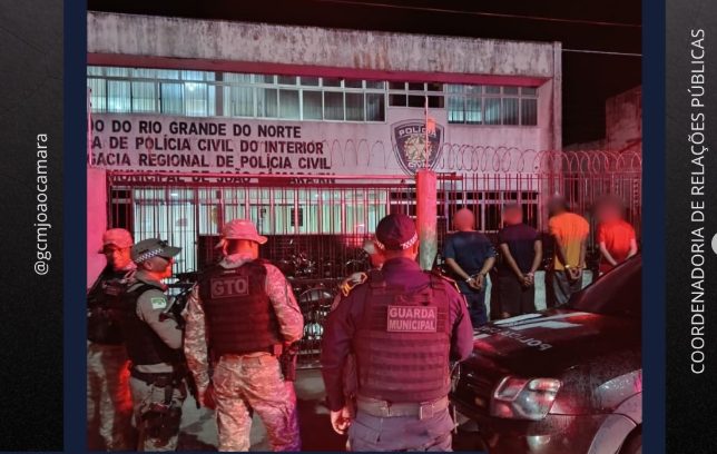 No momento, voc&ecirc; est&aacute; visualizando Guarda Municipal de Jo&atilde;o C&acirc;mara presta apoio &agrave; Pol&iacute;cia Militar em opera&ccedil;&atilde;o no Quintal Casa Show