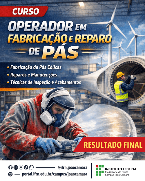 Leia mais sobre o artigo EnergIFE: publicado o resultado final da segunda turma de curso FIC do IFRN Campus João Câmara