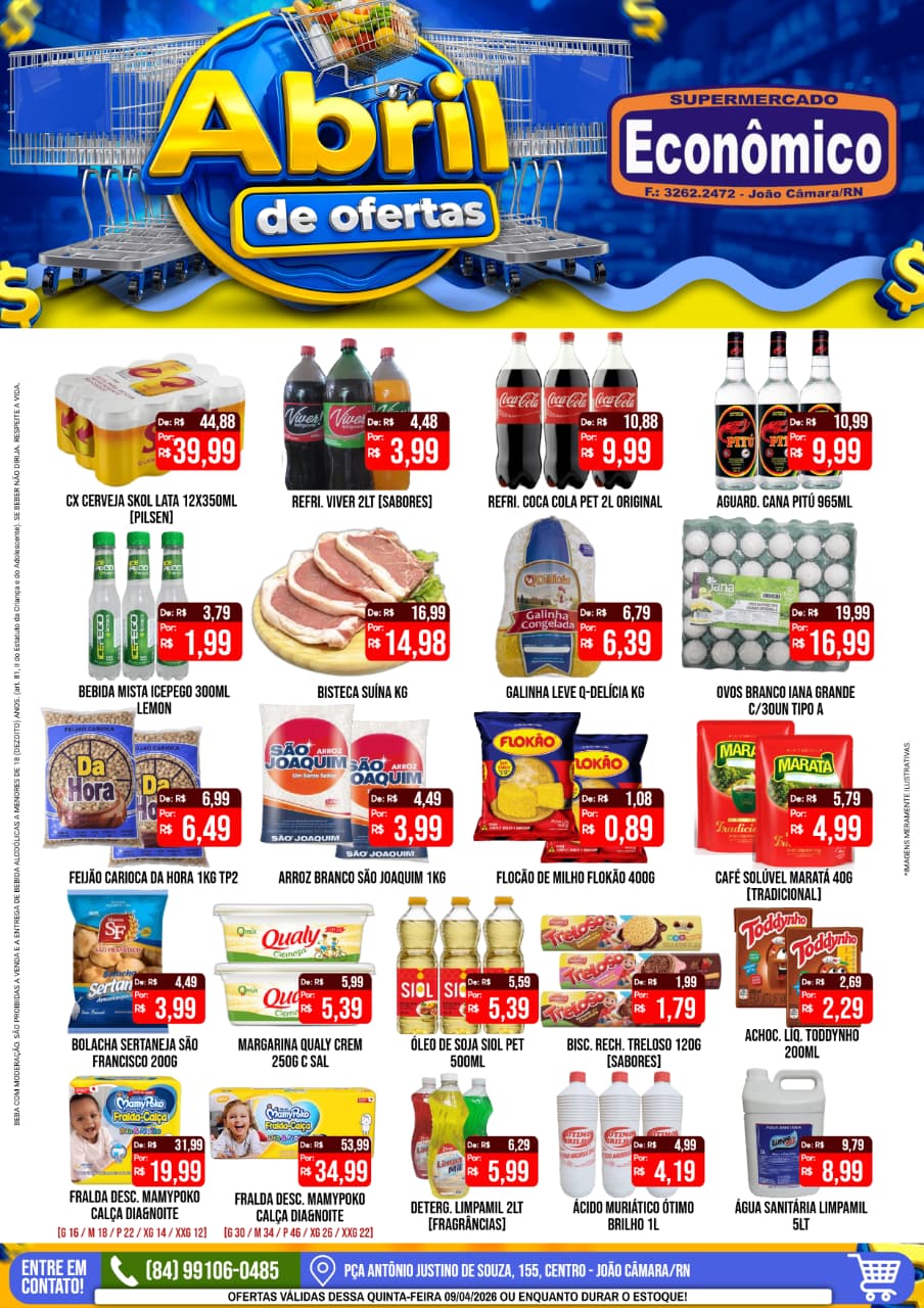Leia mais sobre o artigo Confira os encartes de Ofertas do Supermercado Econômico para esta quinta-feira, 09