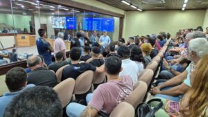 Leia mais sobre o artigo Policiais Civis continuam na luta e realizam mobilização na Assembleia Legislativa