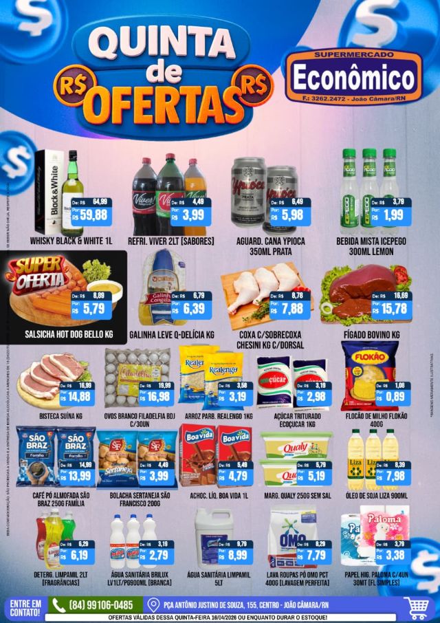 Leia mais sobre o artigo Confira os encartes de Ofertas do Supermercado Econômico para esta quinta-feira, 16