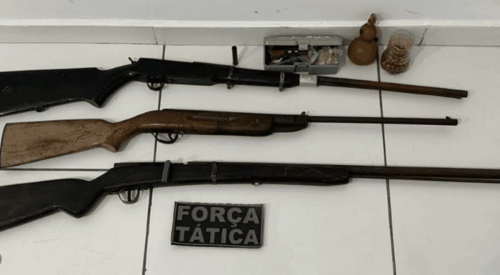 No momento, você está visualizando Suposto depósito de armas de fogo é localizado e armas são apreendidas em Ielmo Marinho