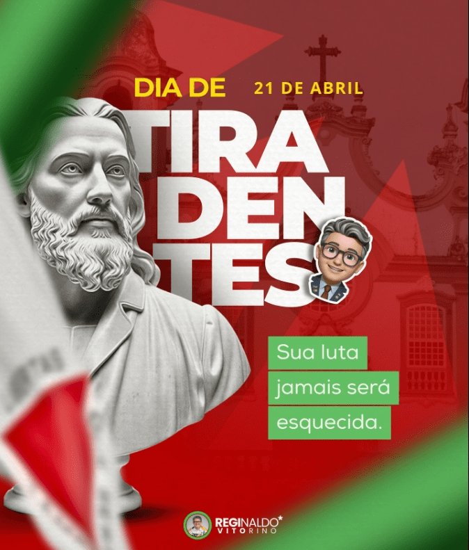 Leia mais sobre o artigo Homenagem do prefeito Reginaldo Vitorino a Tiradentes
