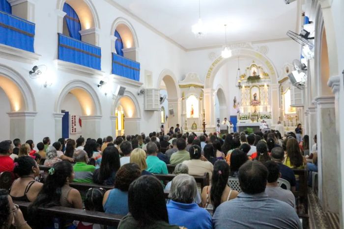 Leia mais sobre o artigo Novo vigário, Padre Wagner Martins é acolhido com missa em Goianinha, RN