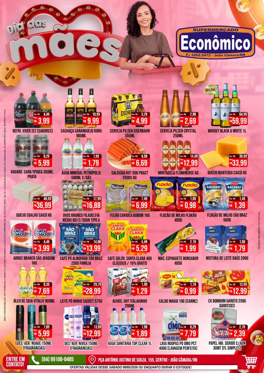 No momento, você está visualizando Confira os encartes de ofertas do Supermercado Econômico para este sábado, 09
