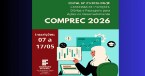 Leia mais sobre o artigo IFRN Campus João Câmara publica edital da COMPREC 2026