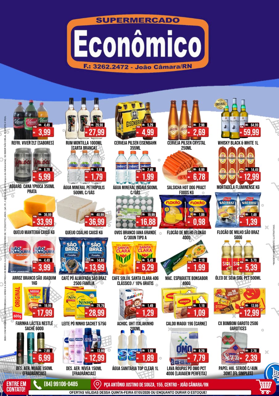 Leia mais sobre o artigo Confira os encartes de Ofertas do Supermercado Econômico para esta quinta-feira, 07