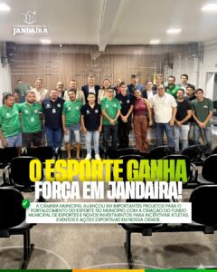 Leia mais sobre o artigo Câmara Municipal:  O esporte fganha força em Jandaira