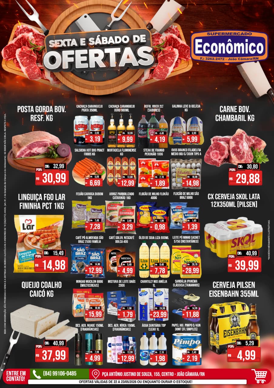 No momento, voc&ecirc; est&aacute; visualizando Confira os encartes de Ofertas de Maio do Supermercado Econ&ocirc;mico