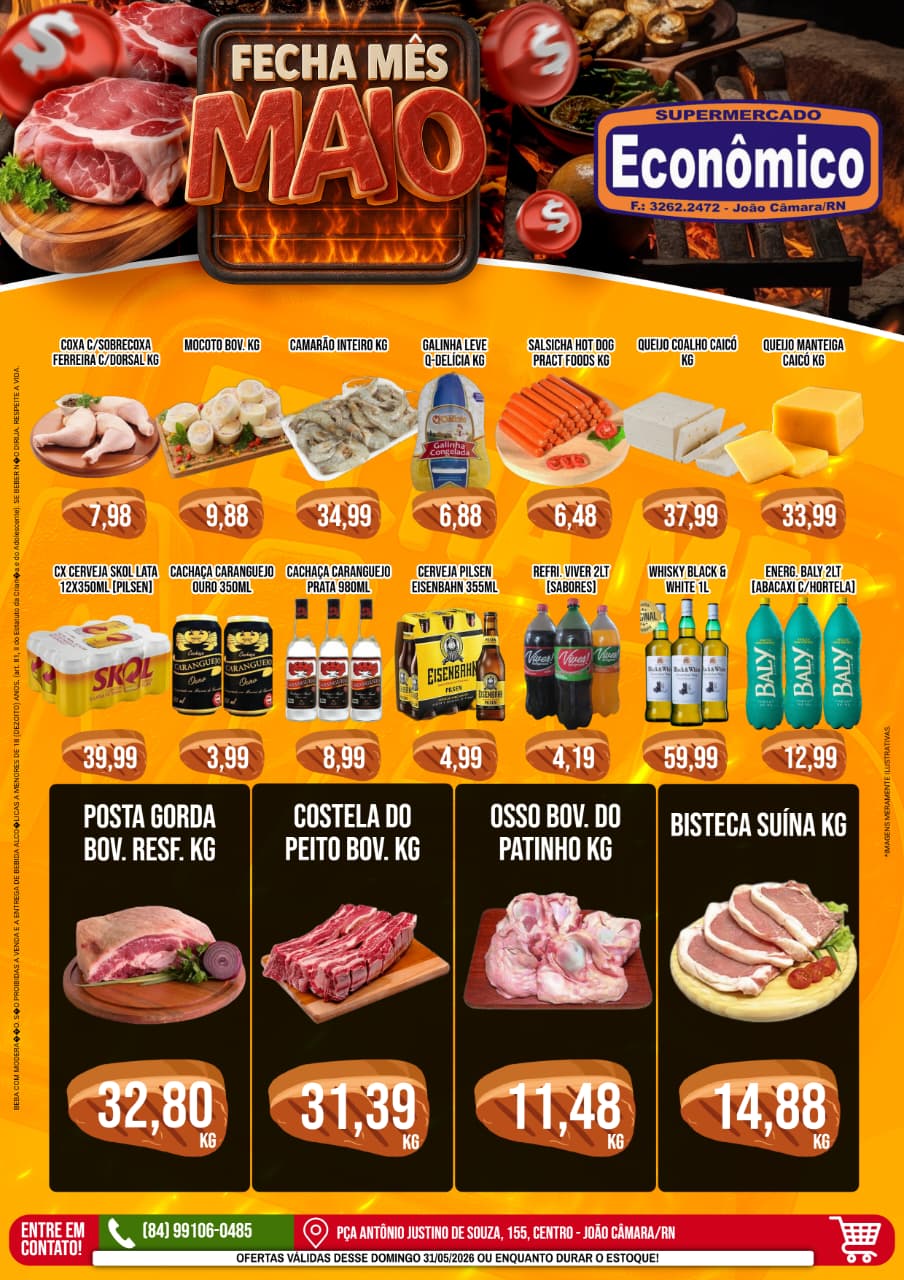 No momento, voc&ecirc; est&aacute; visualizando Confira os encartes de Ofertas Fecha M&ecirc;s do Supermercado Econ&ocirc;mico para este Domingo