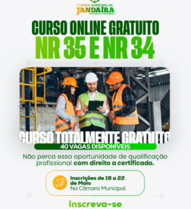 Leia mais sobre o artigo Qualificação profissional: Câmara de Jandaíra oferece cursos gratuitos on-line