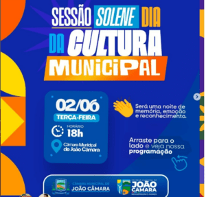 Leia mais sobre o artigo Câmara Municipal de João Câmara realiza sessão especial em alusão ao Dia Municipal da Cultura