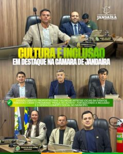 Leia mais sobre o artigo Cultura e Inclusão em destaque na sessão da Câmara de Jandaíra, RN