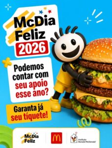 Leia mais sobre o artigo Casa Durval Paiva inicia venda de tickets físicos do McDia Feliz 2026