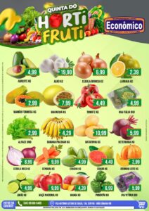Leia mais sobre o artigo Confira o encarte de Ofertas da Quinta do Horti Fruti do Supermercado Econômico
