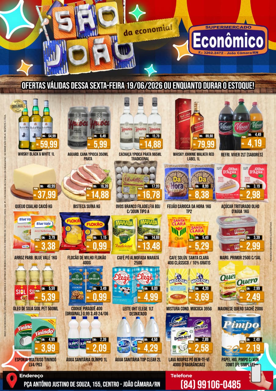 No momento, você está visualizando Confira os encartes de Ofertas do Supermercado Econômico para esta SEXTA-FEIRA, 19