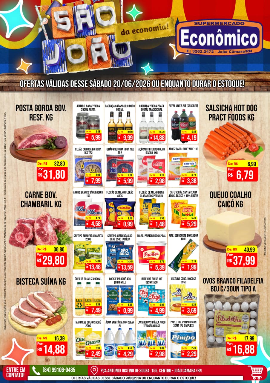 No momento, voc&ecirc; est&aacute; visualizando Confira os encartes de Ofertas do Supermercado Econ&ocirc;mico para este Fim de Semana